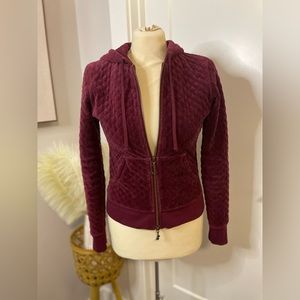 Juicy Couture Quilted Tracksuit Jacket Small